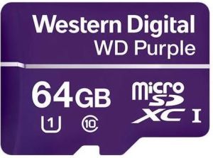 Karta WD Purple MicroSDXC 64 GB Class 10 UHS-I  (WDD064G1P0A) 1