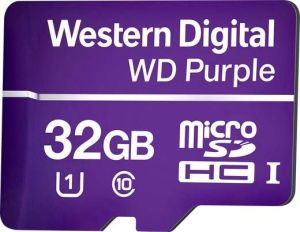 Karta WD Purple MicroSDHC 32 GB Class 10 UHS-I  (WDD032G1P0A) 1