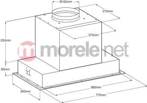 Okap Electrolux EFG 90750 X 3