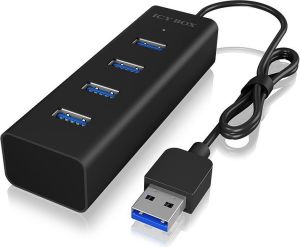 HUB USB Icy Box 4x USB-A 3.0 (NUICYUS4P000012) 4