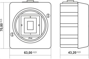 Karlik Łącznik hermetyczny jednobiegunowy SENIOR Karlik białe (WHS-1) 2