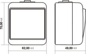 Karlik JUNIOR łącznik hermetyczny zwierny dzwonek brązowe (4WHE-4) 2