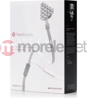 Słuchawki Beats Heartbeats by Lady Gaga SREBRNE 7