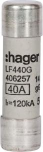 Hager Wkładka bezpiecznikowa BiWtz cylindryczna 14x51mm 40A gG 500V 10szt. (LF440G) 1