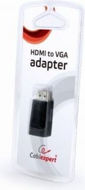 Adapter AV Gembird HDMI - D-Sub (VGA) czarny (AB-HDMI-VGA-001) 2