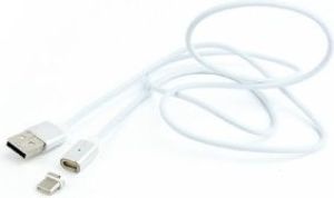 Kabel USB Gembird USB-A - USB-C 1 m Biały (CC-USB2-AMUCMM-1M) 4