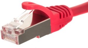 NetRack patchcord RJ45, osłonka zalewana, kat. 5e FTP, 2m czerwony (BZPAT2FR) 1