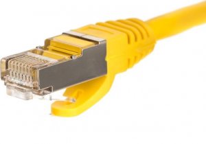 NetRack patchcord RJ45, osłonka zalewana, kat. 5e FTP, 5m Żółty (BZPAT5FY) 2