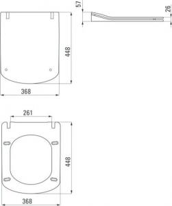 Deska sedesowa Deante Anemon (CDZ_6ZOZ) 2
