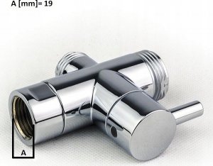 Słuchawka prysznicowa Deante PRZEŁĄCZNIK FUNKCJI DO DESZCZOWNI PEONIA Z BATERIĄ, OREGANO - XNCO0FCD1 4