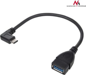 Adapter USB Maclean USB-C - USB Czarny  (MCTV-842) 1