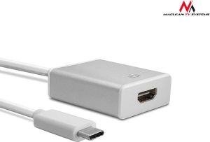 Adapter USB Maclean USB-C - HDMI Srebrny  (MCTV-841) 2
