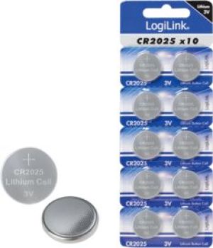 LogiLink Bateria Ultra Power CR2025 10 szt. 1