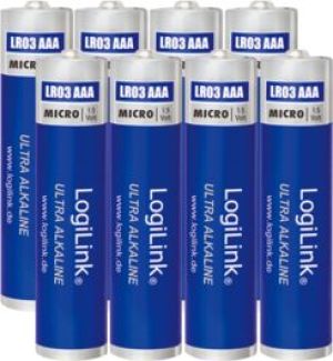 LogiLink Bateria Ultra Power AAA / R03 650mAh 8 szt. 1