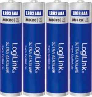 LogiLink Bateria Ultra Power AAA / R03 650mAh 4 szt. 4