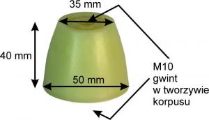 Simet Izolator wsporczy biały (SW-4 I04-1) 2