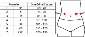 TOROS-GROUP Pas pooperacyjny z szynami usztywniajĄcymi , porowaty - Wysokoâ  24 cm rozmiar 9 - 150P(b)-7 3