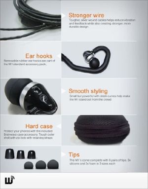 Słuchawki Brainwavz M1 2