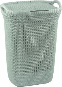 Kosz na pranie Curver Knit 57L błękitny (228411                         ) 1