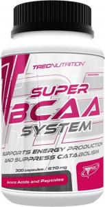 Trec Nutrition Super Bcaa system 300 kapsułek 1