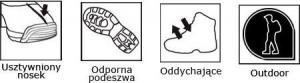 Hi-Tec Sandały męskie Tiore czarno-czerwone r. 44 8