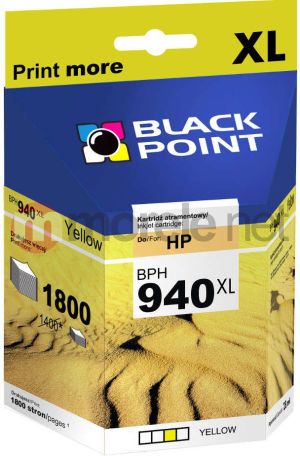 Tusz Black Point tusz BPH940XLY / C4909AE nr 940XL (yellow) 1