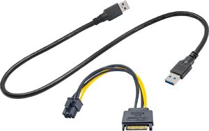 Akyga Riser PCI-E 1x - 16x USB 3.0 (AK-CA-64) 3