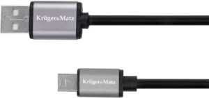 Kabel USB LechPol USB-A - miniUSB 1 m Czarny (KM1241) 1