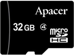 Karta Apacer MicroSDHC 32 GB Class 4  (AP32GMCSH4-RA) 1