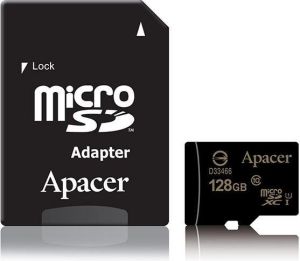 Karta Apacer Secure Digital MicroSDXC 128 GB Class 10 UHS-I/U1  (AP128GMCSX10U1-R) 1