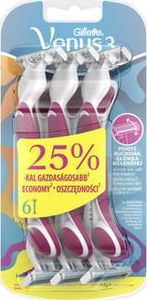 Gilette Maszynka GILLETTE Simply Venus3 Plus Pink 6 sztuk - 7702018426232 1