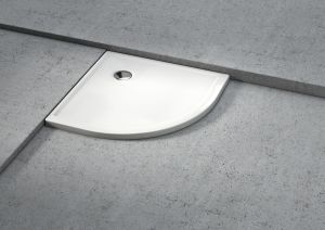 Aquaform SANITA PLUS Kabina półokrągła 90/90/185 chrom, optic, szkło przejrzyste (100-06143B + 200-06918P) 2