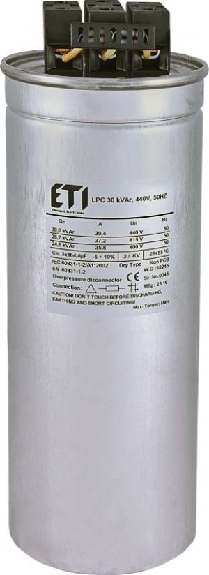 Eti-Polam Kondensator CP LPC 30 kVAr 440V 50HZ (004656765) 1