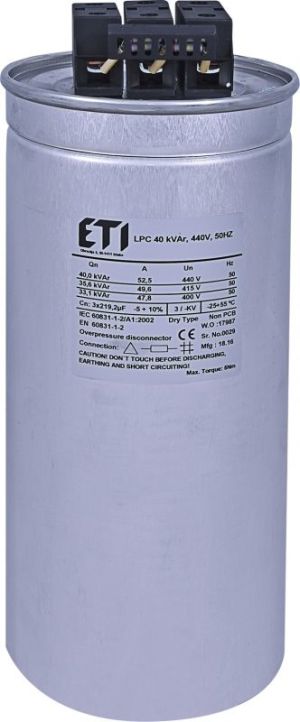 Eti-Polam Kondensator LPC 50 kVAr 400V 50Hz (004656757) 1