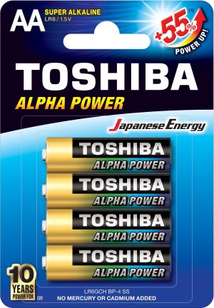 Toshiba Bateria Alpha Power AA / R6 4 szt. 1