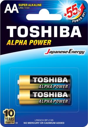 Toshiba Bateria Alpha Power AA / R6 2 szt. 1