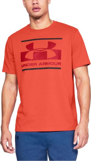 Under Armour Koszulka męska Blocked Sportstyle Logo Orange r. S (1305667847) 1