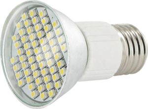 Whitenergy Żarówka LED E27, 60SMD, 3W, 230V, ciepła biała (05010) 1
