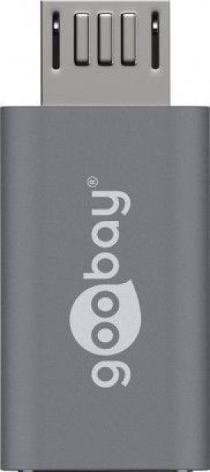 Adapter USB Goobay USB-C - microUSB Szary  (55553) 7