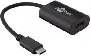 Adapter USB Goobay USB-C - HDMI Czarny  (38532) 1