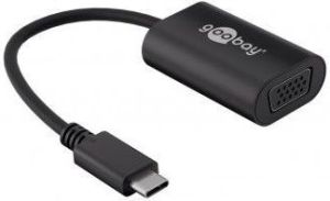 Adapter USB Goobay USB-C - VGA Czarny  (38531) 1