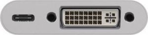 Stacja/replikator Goobay USB-C - DVI + USB-C Biały  (62108) 2