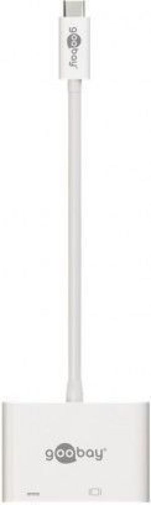 Stacja/replikator Goobay USB-C - DVI + USB-C Biały  (62108) 3