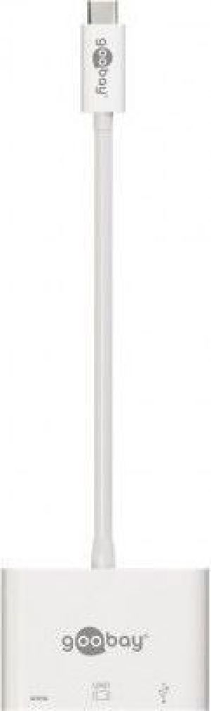 Stacja/replikator Goobay USB-C - HDMI + USB-C + USB Biały  (62104) 3