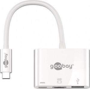 Stacja/replikator Goobay USB-C - HDMI + USB-C + USB Biały  (62104) 5