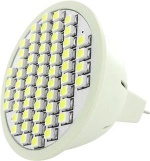 Whitenergy Żarówka LED GU5.3, 60xSMD 3528, 3W, 12V, ciepła biała (03921) 1