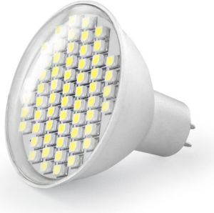 Whitenergy Żarówka LED GU5.3, SMD3528, 3W, 230V, ciepła biała (04921) 1
