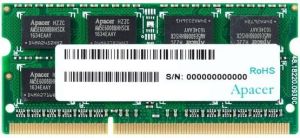 Pamięć do laptopa Apacer SODIMM, DDR3L, 8 GB, 1600 MHz, CL11 (DV.08G2K.KAM) 1