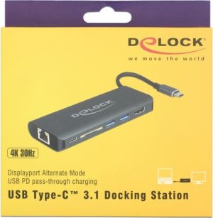 Stacja/replikator Delock 4K Dock USB-C (87721) 4