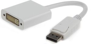Adapter AV Gembird DisplayPort - DVI-I 0.1m biały (AB-DPM-DVIF-002-W) 1